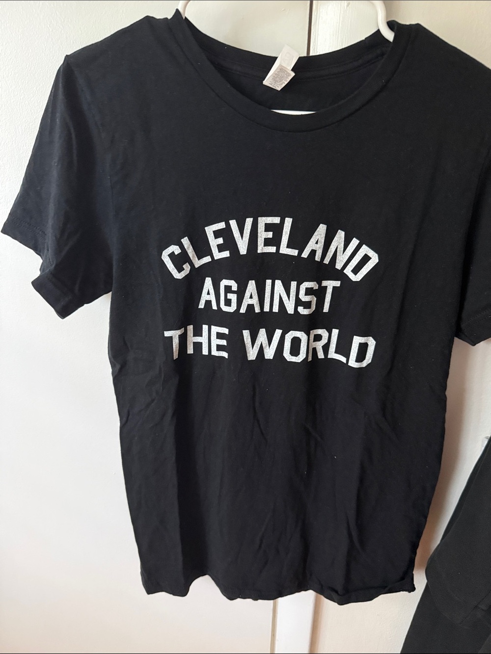 Black 'Cleveland Against The World' Graphic Tee